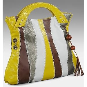 Yellow Striped Melie Bianco ''Chef Clutch''