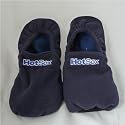 Hot Sox Körner Pantoffel Wärmeschuhe Hausschuhe blau L