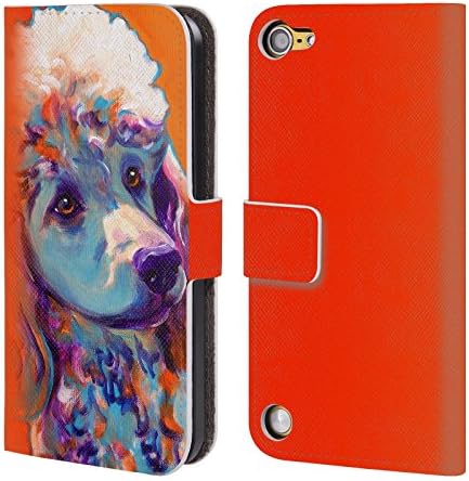 Official DawgArt Poodle Bonnie Dogs Leather Book Wallet Case Cover For iPod Touch 5th Gen / 6th Gen