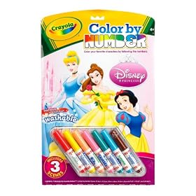 Crayola   - Crayola Colour by Numbers Disney Princess