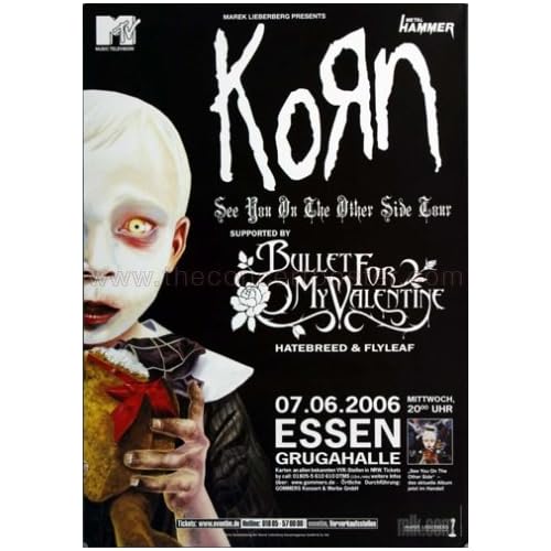 Korn Concert Poster