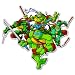 All Products : Teenage Mutant Ninja Turtles car bumper sticker 5" x 5"