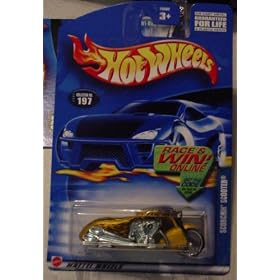 Hot Wheels Scorchin' Scooter 2002 #197 Gold by Hot Wheels