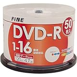 FINE DVD-R 16倍速・50枚・ワイドプリンタブル 【FIDVR47-16X50PW】