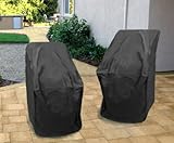 IMAGE OF Outdoor Patio Stacking Chair Cover
