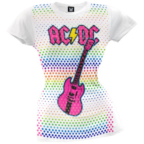 AC/DC - Polka Dots Juniors T-Shirt