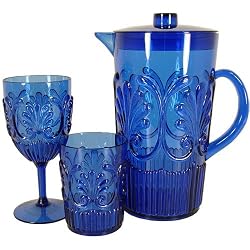 9 Piece Le Cadeaux Break Resistant Drinkware Serving Set