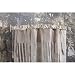 Metal Curtain Crown, Cream