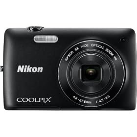 Nikon Coolpix S4300 16 Megapixel Digital Camera - Black