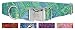 Country Brook Design 1 Inch Green Paisley Premium Dog Collar - Extra Large