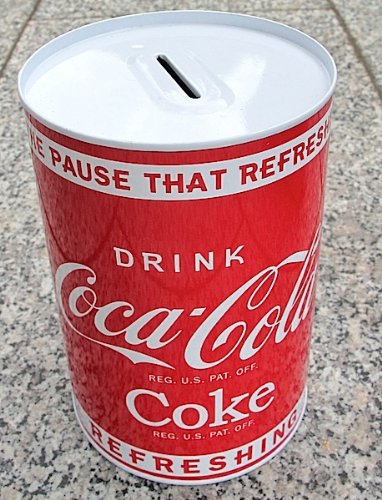 Coca-Cola® Spardose Metall XL
