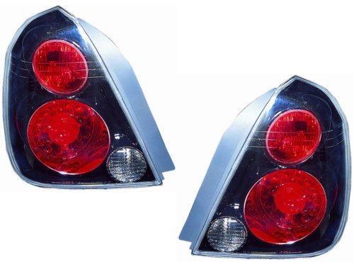 Nissan Altima Replacement Tail Light Assembly (LED Black) - 1-Pair On Sale