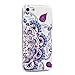 for iPhone 7 Case, iPhone 8, Shockproof Slim Fit Anti-Scratch Protective Kit Printed Lightweight Flexible Hard PC Back Cover with 3D Half Totem Transparent Crystal Clear Rugged Bumper for iPhone 7