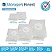Storage’s Finest 5 x Jumbo Vacuum Storage Bags Space Saver Seal (35
