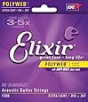Elixir&reg; Strings Acoustic 80/20 Bronze Guitar Strings with POLYWEB&reg; Coating, Extra Light (.010-.047)