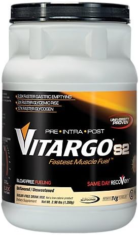 Vitargo - Vitargo S2 Unflavored/Unsweetened, 2.98 lb powder