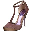 Luichiny Women's Star Pump,Brown,6 M US