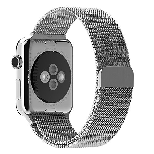 Apple watch band, jetech 38mm milanese loop stainless s…