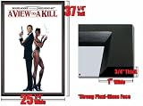 FRAMED JAMES BOND 007 A VIEW TO A KILL MOVIE POSTER FR PP31214 A