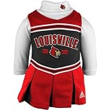 adidas Louisville Cardinals Red Infant Two-Piece Cheerleader Dress