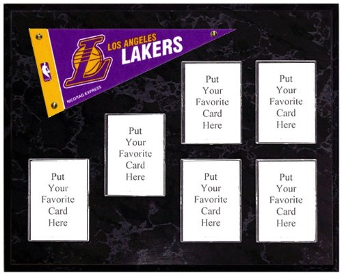 Los Angeles Lakers Mini Pennant Plaque (No Cards)