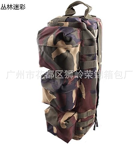 Military travel shoulder bag Camo camouflage Western style for small waterproof outdoor mountaineering bag , B