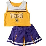 Minnesota Vikings Girl's Toddler 2-Pc Cheerleader Jumper