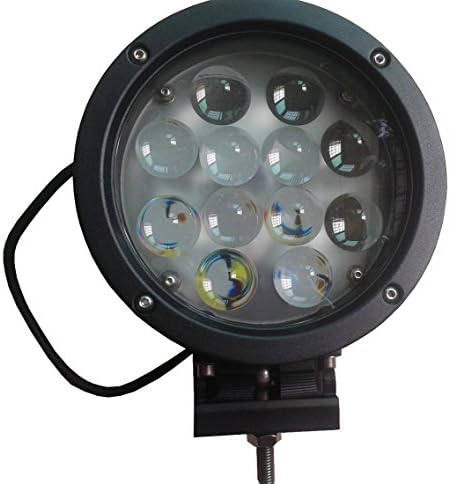 Lights Maker LML-04 12V Vehicle Led Spotlight Off Road High Bright Light Driving Fog Lights Lamp for All Brand Car Truck (60W, Black)