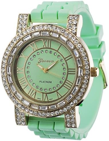 GP by Brinley Co Womens Silicone Watch