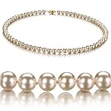 White 5.5-6mm AAA Freshwater Pearl Necklace 23 inch Matinee Length