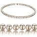 White 5.5-6mm AAA Freshwater Pearl Necklace 18 inch Princess Length