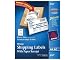 Avery Inkjet Shipping Labels with Paper Receipts,5.5 x 8.5 Inch,White,Pack of 25 Labels with 25 Receipts (8127)