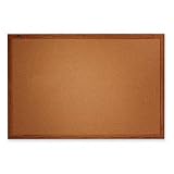 Quartet S773 Quartet Cork Bulletin Board, 36 x 24, Oak Frame Quartet S773 Quartet Cork Bulletin Board, 36 x 24, Oak Frame