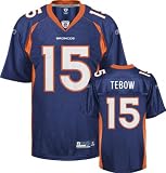 Tim Tebow Jersey: Reebok Navy #15 Denver Broncos Replica Jersey