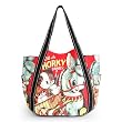 ILEA - [Horky] 100% Cotton Eco Canvas Shoulder Tote Bag / Shopper Bag / Multiple Pockets