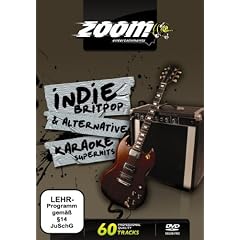 Zoom Karaoke DVD - Indie, Britpop & Alternative Superhits Karaoke - 60 Songs