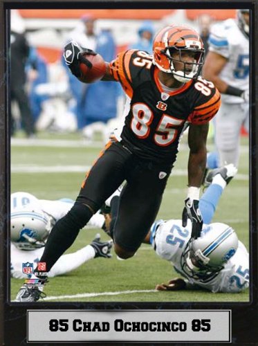 Encore Select 510-FBCIN85 Cincinnati Bengals Chad Ochocinco 9X12 Plaque