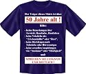 Fun T Shirt " Langsam mit 50 !!! " Gr&ouml;&szlig;en S - XXL