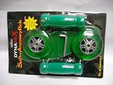 Razor grip & wheel set-Green