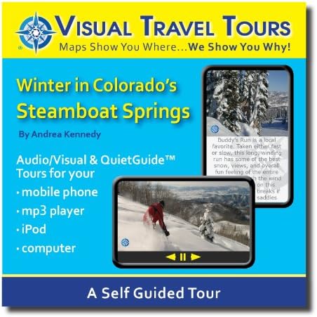 STEAMBOAT SPRINGS TOUR GUIDE. A Self-guided Audio/Visual Walking Tour--CD includes files to transfer to your cell-phone, iPod, or to print.