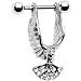 Clear Gem Eagle Bird Helix Cartilage Earring