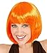 Costume Adventure Orange Bob Wig Short Orange Wig - One Size