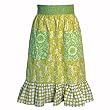 Zen Zen Chef - Cool Girly Kitchen Apron - 3 shades of green