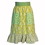 Zen Zen Chef - Cool Girly Kitchen Apron - 3 shades of green Zen Zen Chef - Cool Girly Kitchen Apron - 3 shades of green