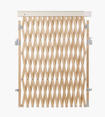Childrens Toyshop  Baby : North States Extra Wide Expandable Swing Wood Gate - Hardware Mount