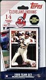 Topps MLB Baseball Cards 2009 Cleveland Indians 14 Card Team Set (Includes Kerry Woods Card)