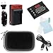 EZOPower Battery + Charger Kit + Black Eva Case + Data Cable + Screen Protector for Olympus VR-320 VR-310 Stylus 7010 FE-5020 FE-4010 FE-4000 FE-5010 FE-5000 FE-3010 FE-3000 FE-360 FE-20 FE-350 FE-340 FE-330 FE-320 FE-300 FE-290 FE-280 FE-250 FE-240 FE-230 FE-220 FE-190