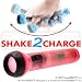 FreeLogix - Shake 2 Charge Kinetic Motion Faraday LED Torch - Red (No batteries needed!) Image