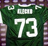 Joe Klecko Autographed/Hand Signed Football Jersey (New York Jets) inscribed Sack Exchange