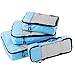 AmazonBasics Packing Cubes - Sky Blue